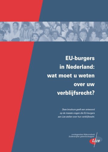 EU-burgers in Nederland: wat moet u weten over uw ... - Lize