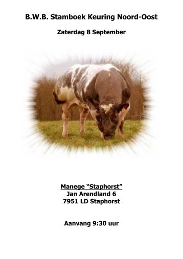 Catalogus Keuring Regio Noord-Oost 2012 - Belgisch Witblauw ...