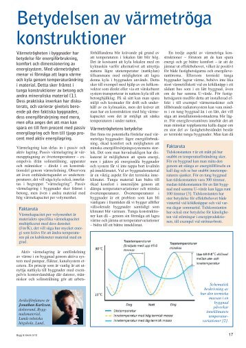 Betydelsen av värmetröga konstruktioner - Byggnadsmaterial ...