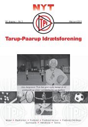 TPI Nyt maj-juni 2013.pdf - Tarup Paarup Idrætsforening