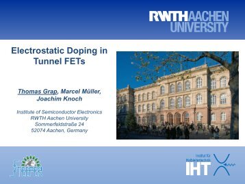 Electrostatic Doping in Tunnel FETs - steeper