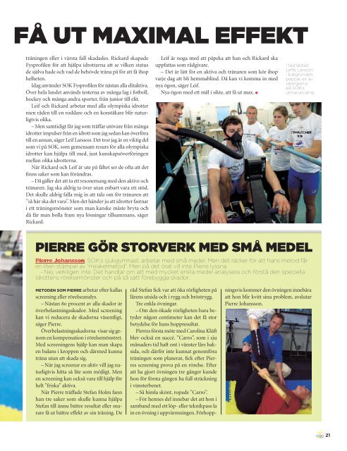 SOK-magasin 1-07.pdf - Sveriges Olympiska Kommitté