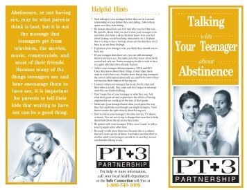Talking with your Teenager About Abstinence