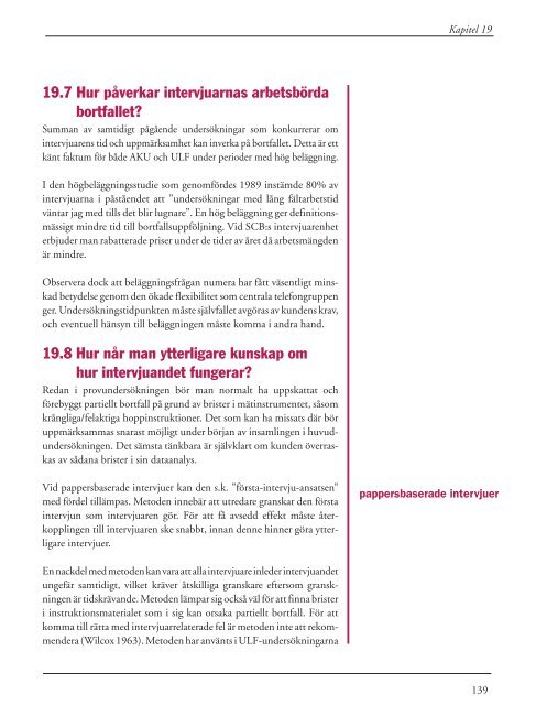 Minska bortfallet (pdf) - Statistiska centralbyrån