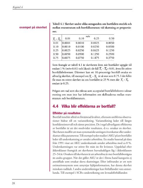 Minska bortfallet (pdf) - Statistiska centralbyrån