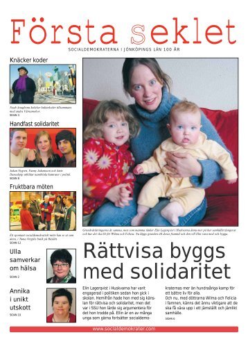 Rättvisa byggs med solidaritet - S-info