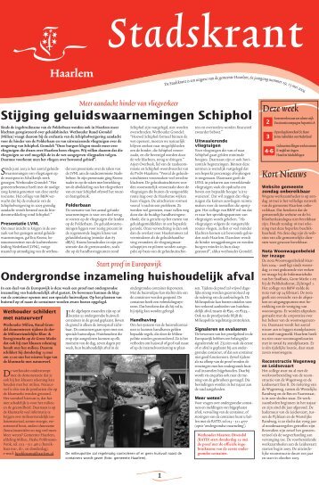 Stadskrant 12/2004 tim - Gemeente Haarlem