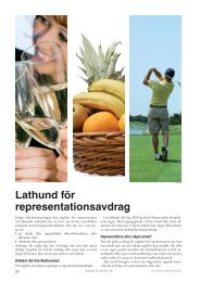 Lathund för representationsavdrag - Ekonomisverige.se