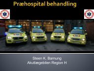 Præhospital behandling