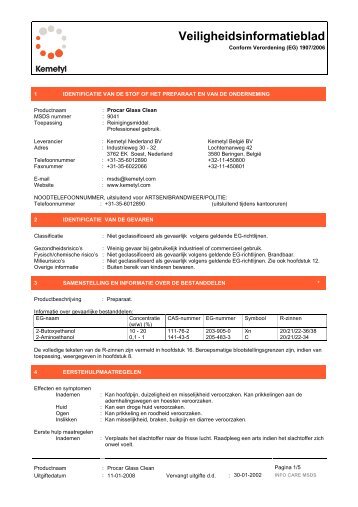 Draft F3416000 Procar Glass Clean NL - 080111