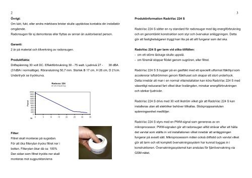 Drift o skötsel 224 S.pdf - Rado Vac