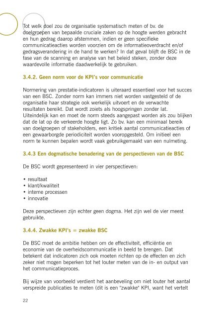 Naar een Balanced Scorecard voor ... - Fedweb - Belgium