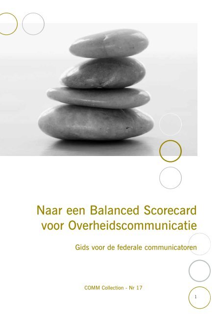 Naar een Balanced Scorecard voor ... - Fedweb - Belgium