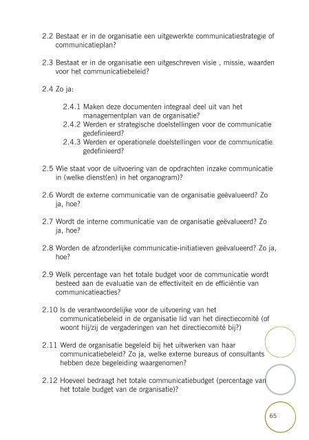 Naar een Balanced Scorecard voor ... - Fedweb - Belgium