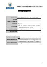 Datos Descriptivos - ETSI de Minas de la UPM