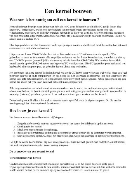 Een kernel bouwen.pdf - GM Club