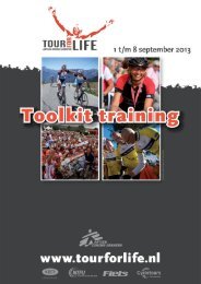 Toolkit Training - Tour for Life