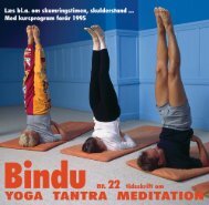 Bindu 22 - Dansk.indd - Skandinavisk yoga og meditasjonsskole