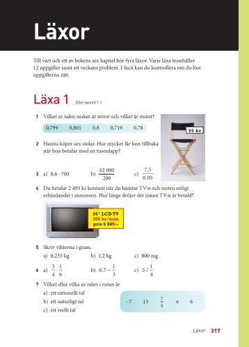 Läxor samtliga.pdf - Matematikboken XYZ