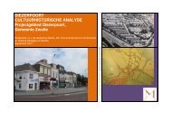 Cultuurhistorische analyse Diezerpoort - Gemeente Zwolle