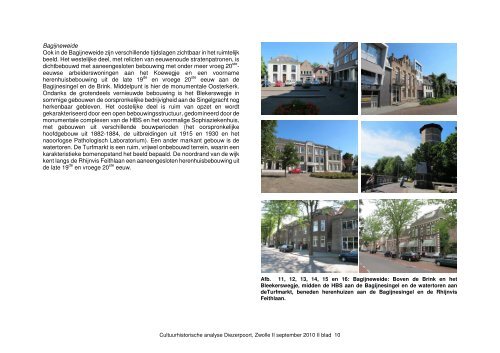 Cultuurhistorische analyse Diezerpoort - Gemeente Zwolle