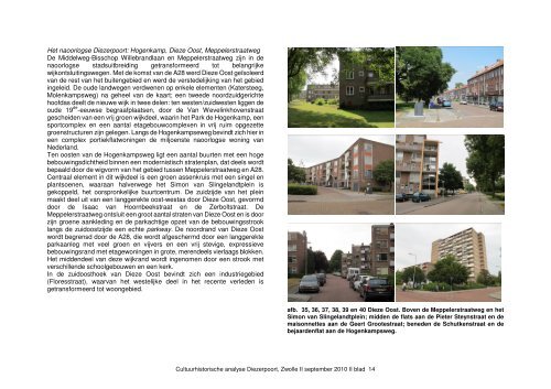 Cultuurhistorische analyse Diezerpoort - Gemeente Zwolle