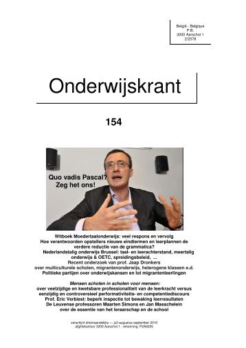 Onderwijskrant 154.pdf - Beter Onderwijs Nederland