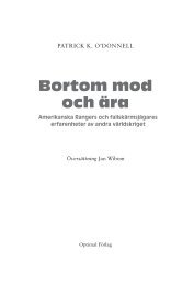 Bortom mod och ära - Pagina