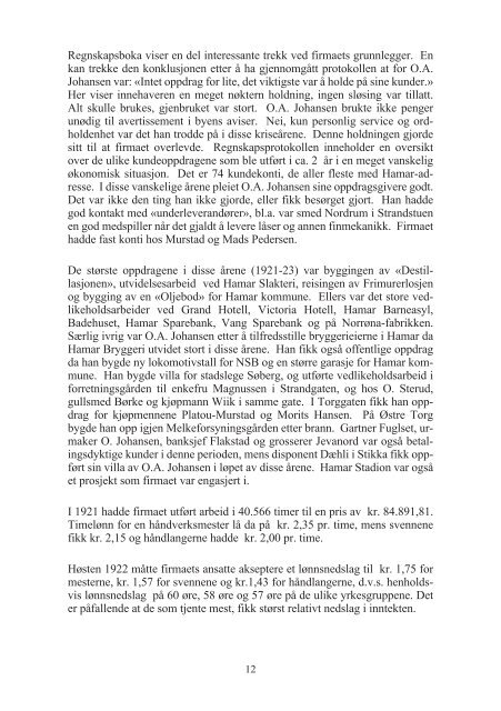 th. johansen & sønner i 100 år