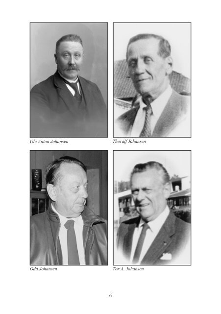 th. johansen & sønner i 100 år