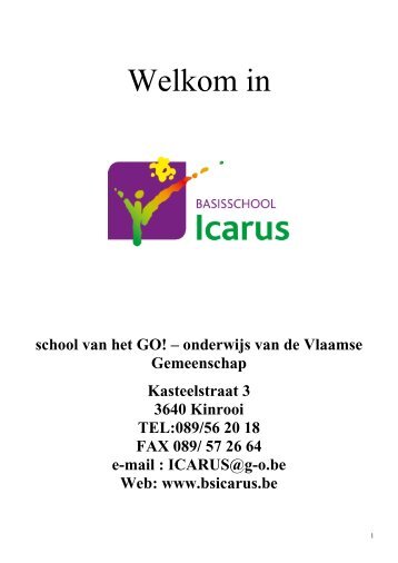 Schoolreglement - Basisschool Icarus - GO! onderwijs van de ...