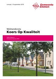 Koers Op Kwaliteit - Gemeenteraad Emmen