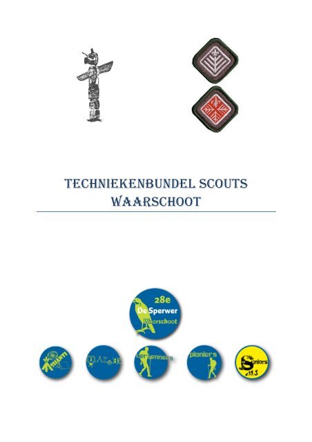 Techniekenbundel jongverkenners & verkenners - Scouts Waarschoot