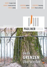 denk GRENZEN überwinden - Paulinerverein