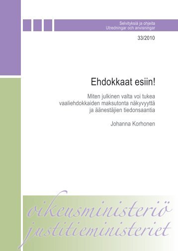 Ehdokkaat esiin! - Jukka S. Rannila