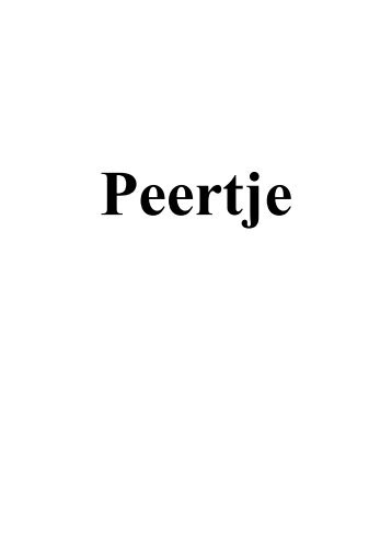 Peertje PDF - 14 delen - DeDS