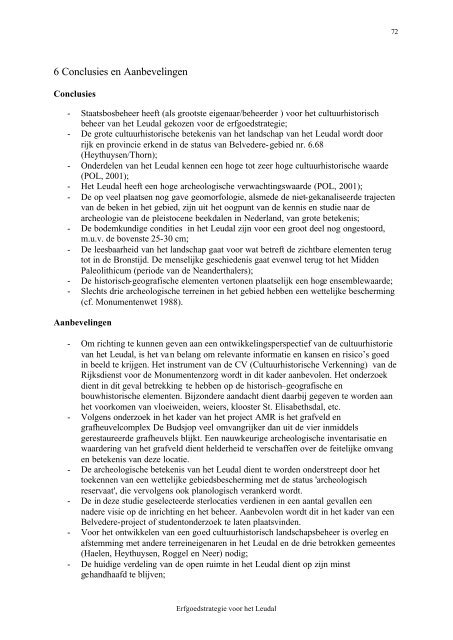 Erfgoedstrategie voor het Leudal - Projectenbank Cultuurhistorie