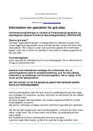 Information om operation for grå stær. - Cure4you