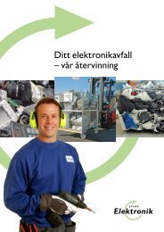 Ditt elektronikavfall – vår återvinning - Sysav