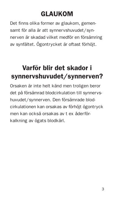 Information om GLAUKOM - Santen