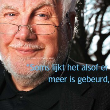 “Soms lijkt het alsof er in de jaren in meer is gebeurd ... - Tekst en Stijl