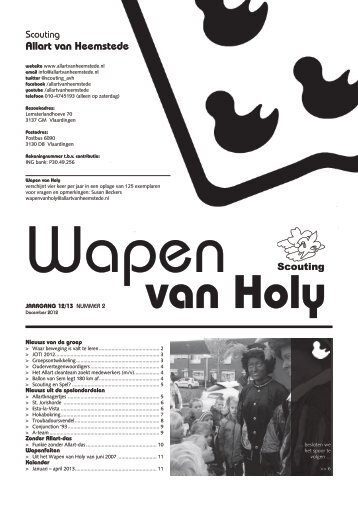 december 2012 - Scouting Allart van Heemstede - Vlaardingen