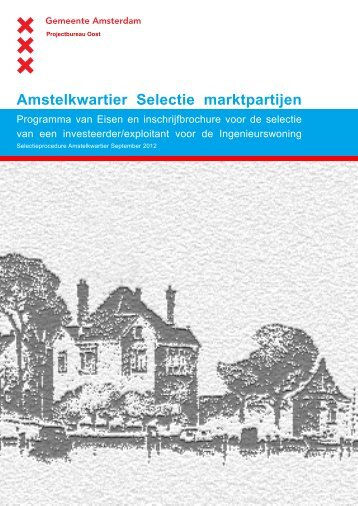 Inschrijfbrochure ingenieurswoning - Overamstel