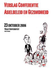 Verslag asielbeleid en gezondheid - Johannes Wier Stichting