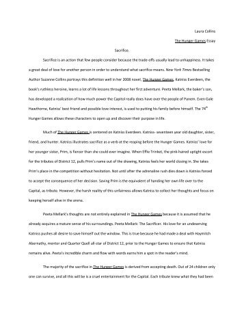Hunger games essay on katniss