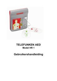handleiding Telefunken AED