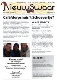 De krant van februari 2013 - Nieuw Scheemda