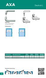 AXA Deurkrukken Productinformatie - Sloterop