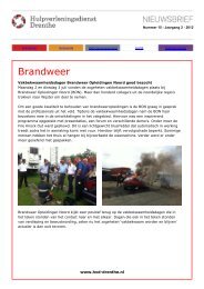 Brandweer - Hulpverleningsdienst Drenthe