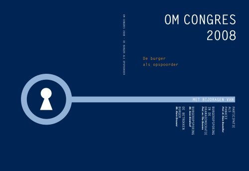 OM Congres 2008 - Openbaar Ministerie